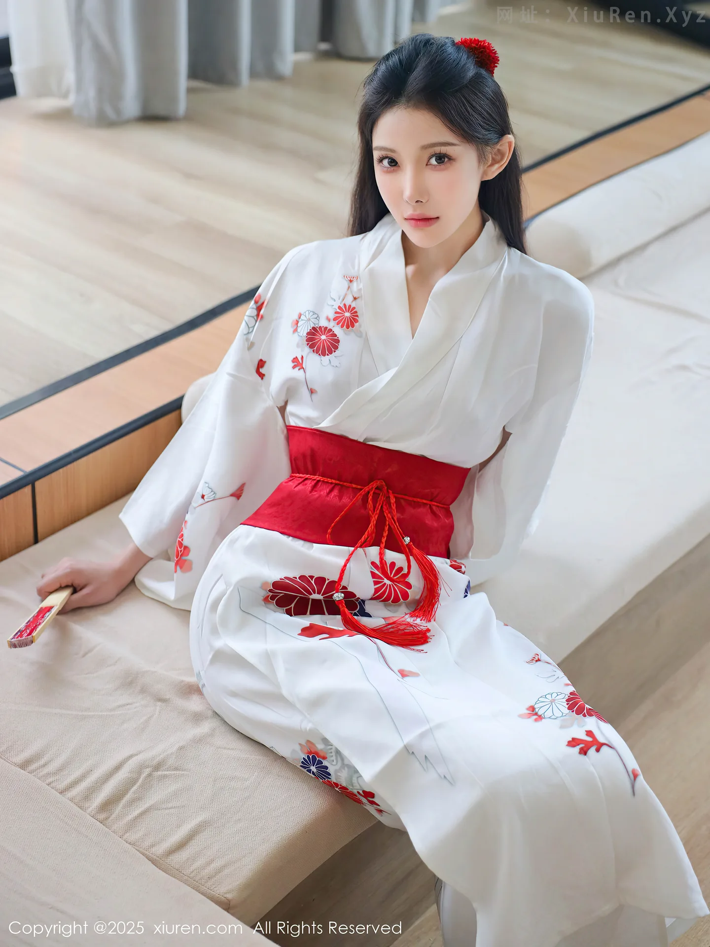 图片[3]-[XiuRen秀人网] VOL.10767 模特梨霜儿性感粉色蕾丝内衣配粉色丝袜秀丰腴身材迷人诱惑写真83P-秀人网官方网站